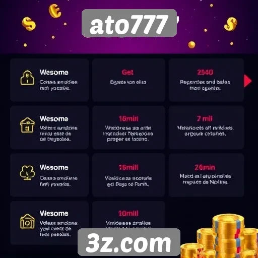 Funcionalidades do site de jogos ato777